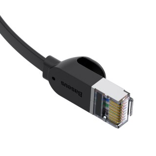 Kabel sieciowy RJ45 płaski High Speed Ethernet CAT6 1m - czarny BASEUS
