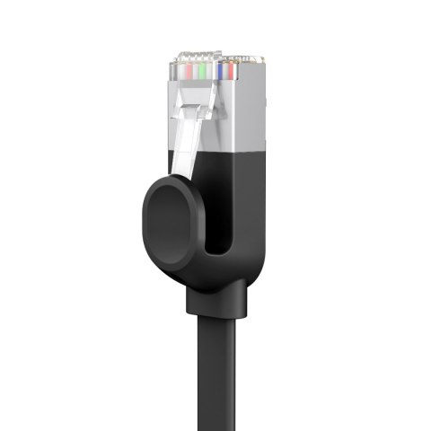 Kabel sieciowy RJ45 płaski High Speed Ethernet CAT6 1m - czarny BASEUS