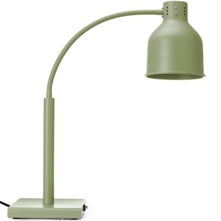 Lampa grzewcza stołowa do podgrzewania potraw giętka 250 W - zielona Hendi
