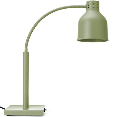 Lampa grzewcza stołowa do podgrzewania potraw giętka 250 W - zielona Hendi