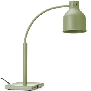 Lampa grzewcza stołowa do podgrzewania potraw giętka 250 W - zielona Hendi