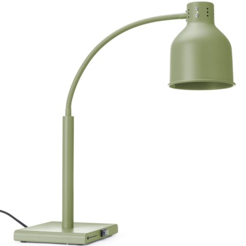 Lampa grzewcza stołowa do podgrzewania potraw giętka 250 W - zielona Hendi