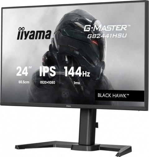 Monitor 23.8 cala GB2441HSU-B1 IPS,FHD,144Hz,1ms,2xUSB,350cd,HDMI,DP,HAS (150) PIVOT IIYAMA