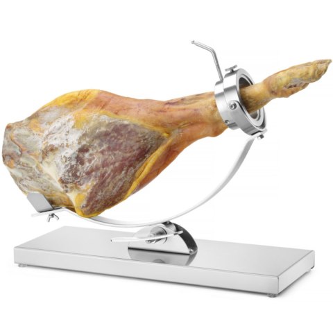 Stojak uchwyt do szynki dojrzewającej jamon serrano stalowy 595 x 215 x 300 mm Hendi