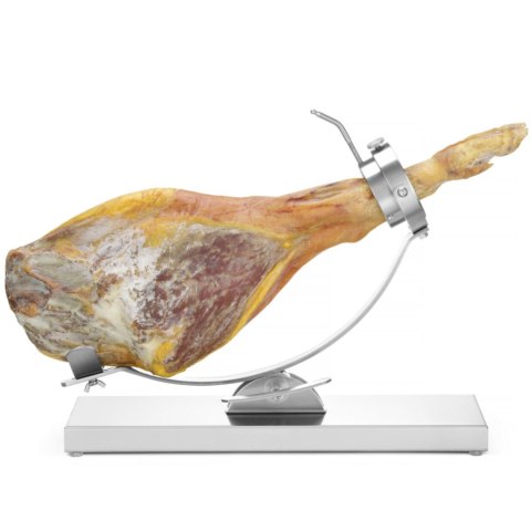 Stojak uchwyt do szynki dojrzewającej jamon serrano stalowy 595 x 215 x 300 mm Hendi
