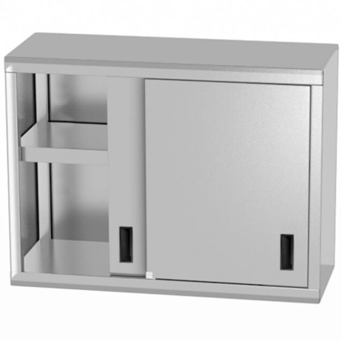 Szafka wisząca gastronomiczna z drzwiami suwanymi nierdzewna spawana 80x30x60 cm - Hendi 814154 Hendi