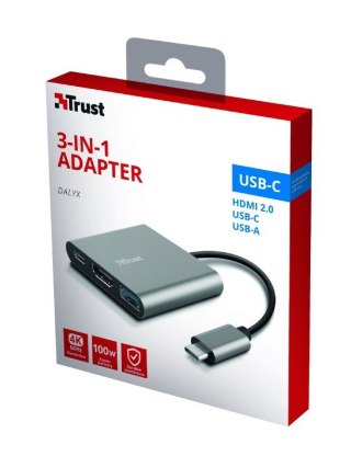 DALYX adapter USB C 3w1 Trust