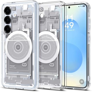 Etui na Samsung Galaxy S25 Zero One Ultra Hybrid Mag - białe SPIGEN