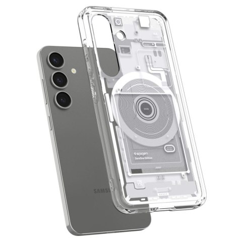 Etui na Samsung Galaxy S25 Zero One Ultra Hybrid Mag - białe SPIGEN