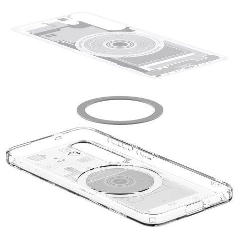 Etui na Samsung Galaxy S25 Zero One Ultra Hybrid Mag - białe SPIGEN