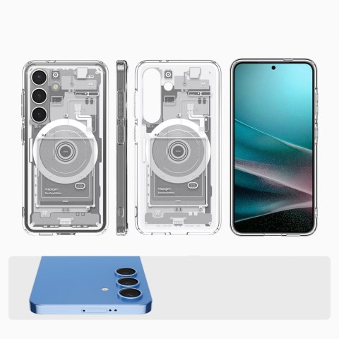 Etui na Samsung Galaxy S25 Zero One Ultra Hybrid Mag - białe SPIGEN