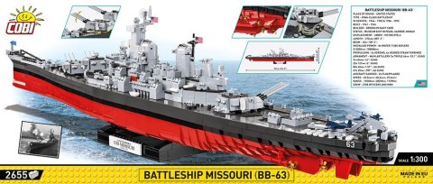 Klocki Historical Collection Battleship Missouri (BB-63) Cobi Klocki