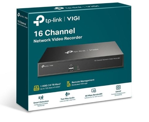 Rejestrator sieciowy wideo VIGI NVR2016H 16-kanałowy TP-LINK