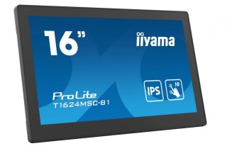 Monitor 15.6 cali T1624MSC-B1 IPS,poj.10pkt.450cd,24/7,media player,6H IIYAMA