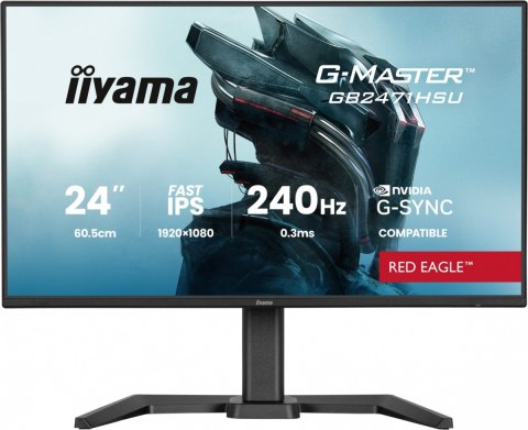 Monitor 23.8 cala GB2471HSU-B1 IPS,FHD,240Hz,2xHDMI,DP,1xUSB 3.2, 1xUSB C, Adaptive G-SYNC - 1920 x 1080 @48-240Hz DisplayP IIYAMA