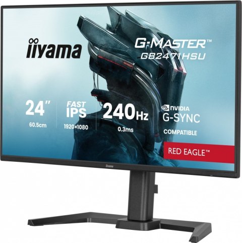 Monitor 23.8 cala GB2471HSU-B1 IPS,FHD,240Hz,2xHDMI,DP,1xUSB 3.2, 1xUSB C, Adaptive G-SYNC - 1920 x 1080 @48-240Hz DisplayP IIYAMA