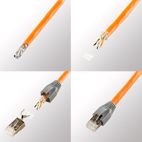 Wtyki RJ45 CAT.6,6A,7 ekranowane 10szt. LogiLink