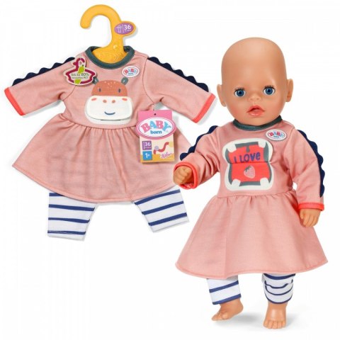 Baby Born Sukienka dżungla długie rękawy 36 cm Zapf