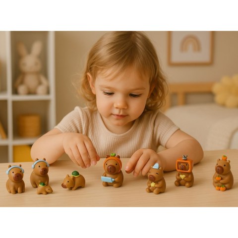 Figurka Niespodzianka Kapibara Zabawka Kolekcja Blind Box Mix LEAN TOYS