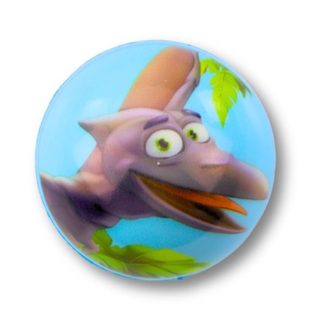 Piłka Piłeczka Piankowa Do Odbijania Zabawy Dinozaury 6,5 cm LEAN TOYS