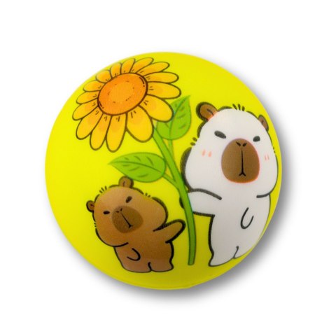 Piłka Piłeczka Piankowa Do Odbijania Zabawy Kapibara 6,5 cm LEAN TOYS