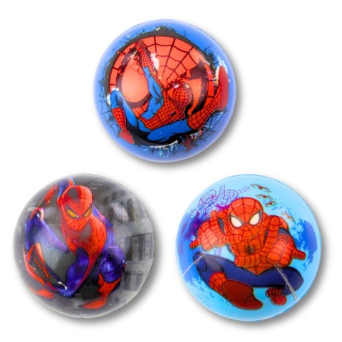 Piłka Piłeczka Piankowa Do Odbijania Zabawy Superbohater Spider 6,5 cm LEAN TOYS