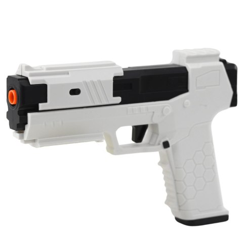 Pistolet Zabawkowy Naboje Piankowe Amunicja Łuski Biały LEAN Toys