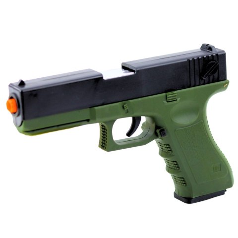 Pistolet Zabawkowy Naboje Piankowe Amunicja Łuski Zielony LEAN Toys