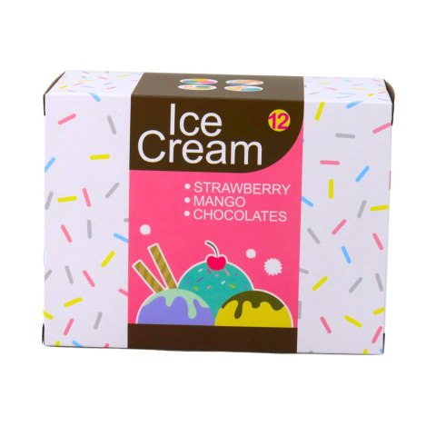 Zestaw Słodkości Lody Dla Dzieci Łyżka Do Lodów Pudełko 14 el. LEAN Toys