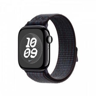 Opaska sportowa Nike w kolorze czarnym/niebieskim do koperty 42 mm Apple