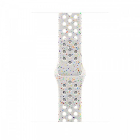 Pasek sportowy Nike w kolorze czystej platyny do koperty 46 mm - rozmiar S/M Apple