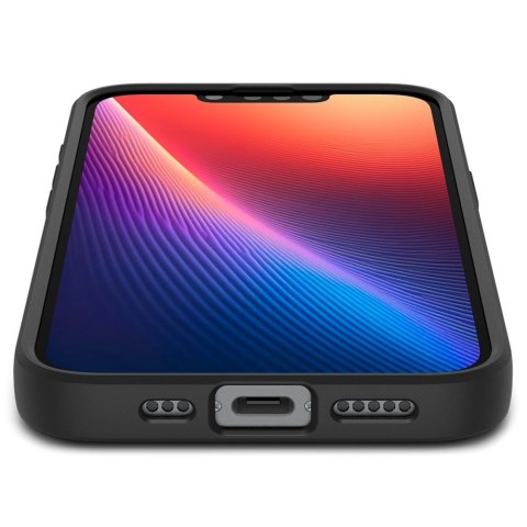 Etui ochronne na iPhone 16e Spigen Liquid Air - czarny mat SPIGEN