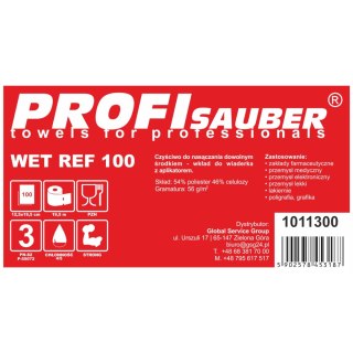 Ściereczki do nasączania POWER ProfiSauber WET REF 100 - WKŁAD PROFI SAUBER