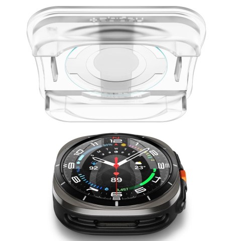 Szkło hartowane z ramką montażową na Samsung Galaxy Watch Ultra 47 mm - 2 szt. SPIGEN