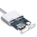 Adapter przejściówka z iPhone Lightning na HDMI FullHD + Lightning biały JOYROOM