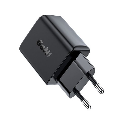 Ładowarka sieciowa GaN USB-C 30W PD QC 3.0 AFC FCP czarny ACEFAST