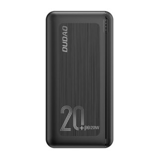 Powerbank 20000mAh Power Delivery 20W Quick Charge 3.0 2x USB USB-C czarny DUDAO