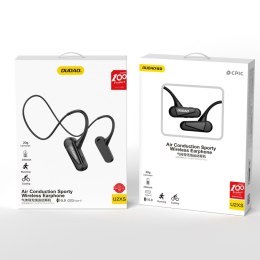 Słuchawki sportowe U2XS bezprzewodowe Air Conduction Bluetooth 5.0 czarne DUDAO
