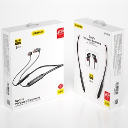 Sportowe słuchawki bezprzewodowe Bluetooth 5.0 NeckBand szare DUDAO