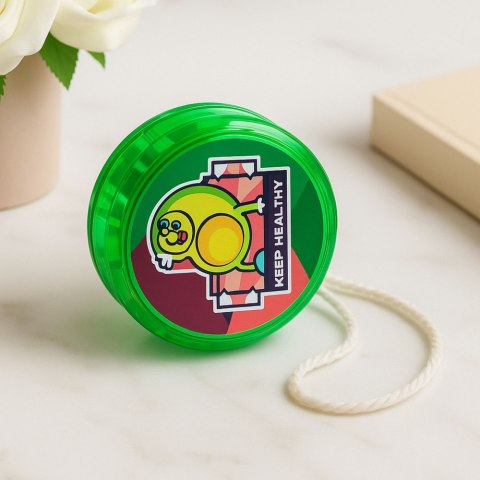 Klasyczne Jojo Zabawka Zręcznościowa YoYo Światła 6 cm Mix LEAN TOYS