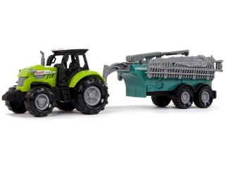 Traktor Rolniczy z Opryskiwaczem Farma Dźwięk Zielony LEAN Toys