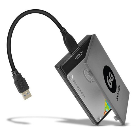 ADSA-1S6 Adapter USB 3.0 - SATA 6G do szybkiego przyłączenia 2.5" SSD/HDD, z pudełkiem AXAGON