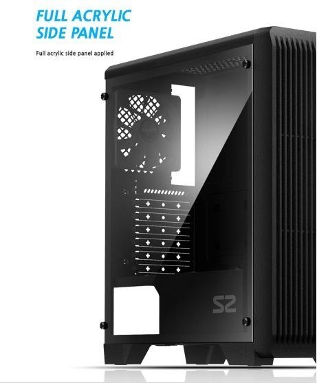 Obudowa S2 ATX Mid Tower PC Case 120mm fan Zalman