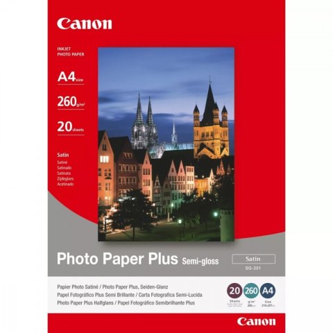 Papier Canon SG-201 półbłyszczący Photo Paper Plus A4 20 arkuszy 1686B021 Canon