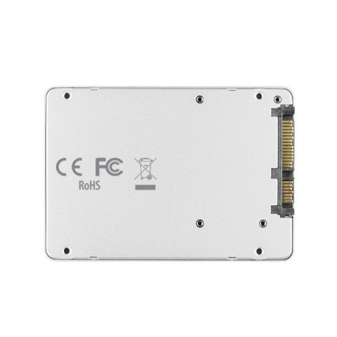 RSS-M2SD Wewnętrzna obudowa 2.5" z interfejsem SATA do dysków SSD M.2 SATA, srebrny AXAGON