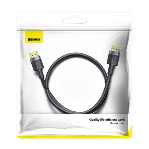 Kabel przewód HDMI 2.0 4K 60 Hz 3D 18 Gbps 1m - czarny BASEUS