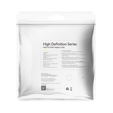 Kabel przewód HDMI High Definition 2.0 5m - czarny BASEUS