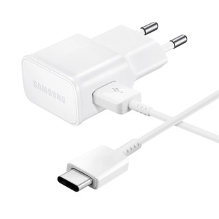 Ładowarka sieciowa Samsung USB-A 15W z kablem USB-A - USB-C - biała SAMSUNG