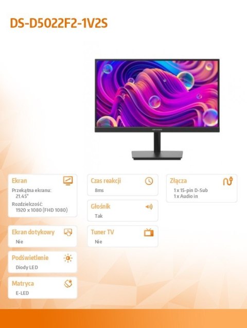 Monitor DS-D5022F2-1V2S Hikvision