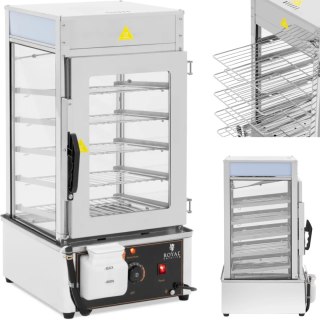 Parowar parowiec do pierogów 5 rusztów 30-110C 37 l 1250 W Royal Catering